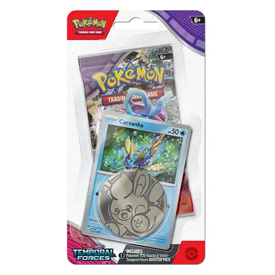 Pokémon TCG: Temporal Forces Checklane Blister - Carvanha