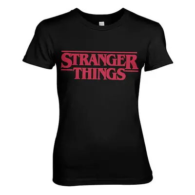 Dámské tričko Stranger Things - Logo, velikost XL