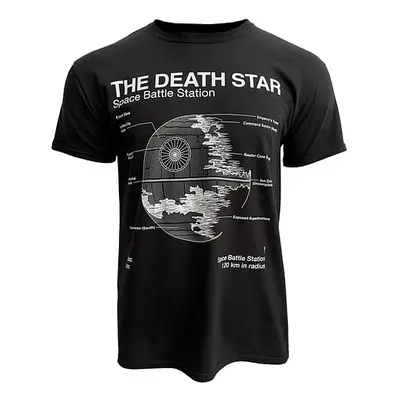 Tričko Star Wars - Death Star Sketch, velikost S