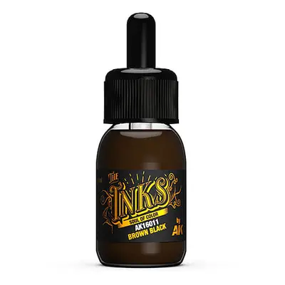 AK Interactive: Inks - Brown Black