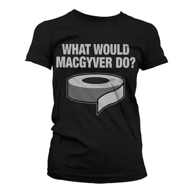 Dámské tričko - What Would MacGyver Do?, velikost L