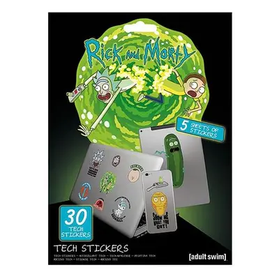 Sada vinylových samolepek Rick and Morty - Adventures (30 ks)