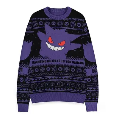 Vánoční svetr Pokémon - Gengar: Hounting Holiday, velikost XL