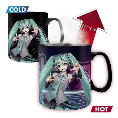 Hrnek Vocaloid - Hatsune Miku, měnící se