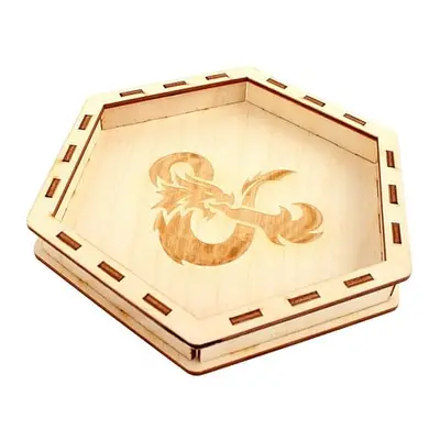 Dřevěný Dice Tray - dračí