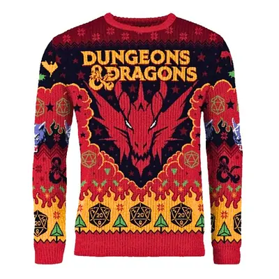 Vánoční svetr Dungeons and Dragons, velikost XXL