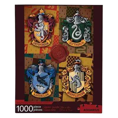 Puzzle Harry Potter - Znaky kolejí, 1000 dílků