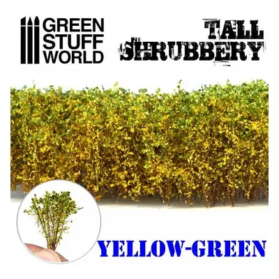 Dekorace Green Stuff World - Tall Shrubbery: Yellow Green