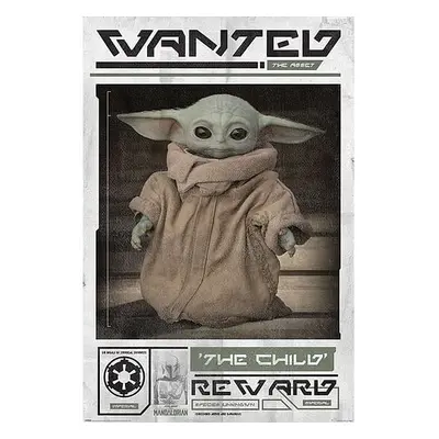 Plakát Star Wars: Mandalorian - Wanted the Child