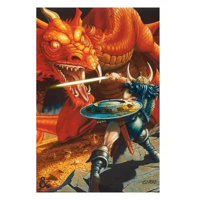 Plakát Dungeons & Dragons - Classic Red Dragon Battle