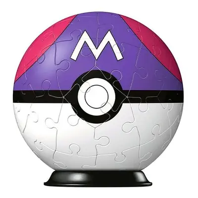 Puzzle Pokémon - 3D Pokéballs: Master Ball, 55 dílků