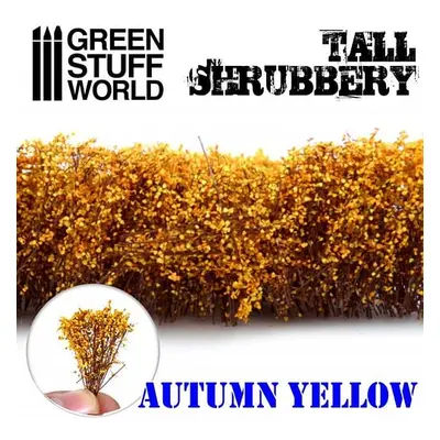 Dekorace Green Stuff World - Tall Shrubbery: Autumn Yellow