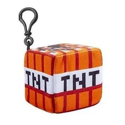 Plyšák s klipem Minecraft - TNT, 8 cm