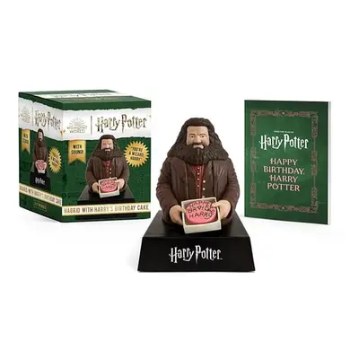 Figurka Harry Potter: mluvící Hagrid s narozeninovým dortem