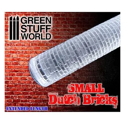 Rolling Pin - Small Dutch Bricks, texturovací váleček