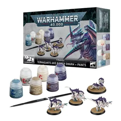 Warhammer 40000: Tyranids - Termagants and Ripper Swarm + Paints Set