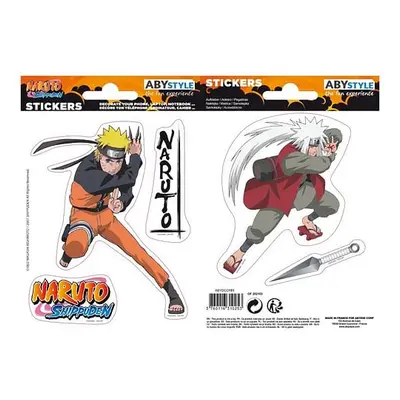 Samolepky Naruto Shippuden - Naruto & Jiraiya