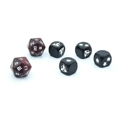 Sada kostek Star Trek Adventures - Klingon Dice Set