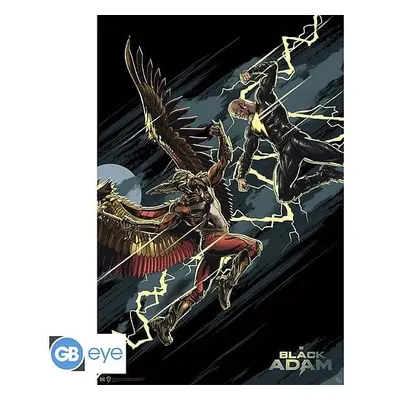 Plakát DC Comics - Black Adam vs. Hawkman