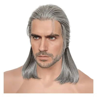 Paruka Lace Front Zaklínač (Netflix) - Geralt, velikost S/M