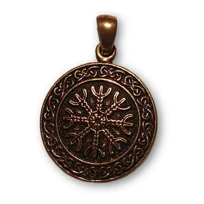 Bronzový amulet Aegir