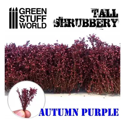 Dekorace Green Stuff World - Tall Shrubbery: Autumn Purple