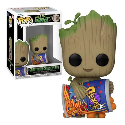 Figurka I Am Groot - Groot with Cheese Puffs Funko POP!