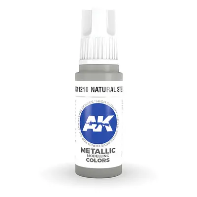 AK Interactive: General Series - Metallic Natural Steel