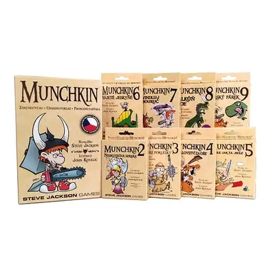 Munchkin - komplet 1-9 díl