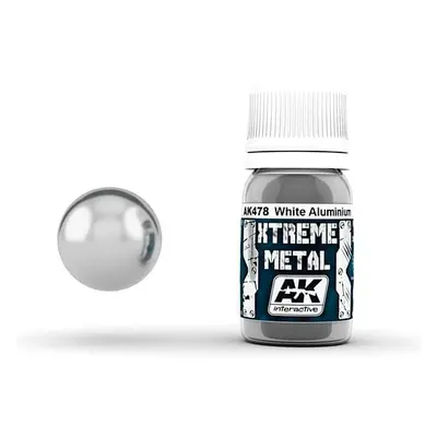 AK Interactive: Xtreme Metal - White Aluminium