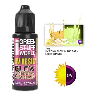 Green Stuff World: UV Resin - Glow in the Dark: Light Orange