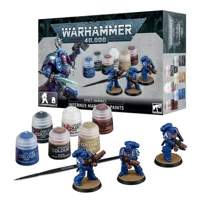 Warhammer 40000: Space Marines - Infernus Marines + Paints Set