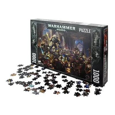 Puzzle Warhammer 40000: Gulliman vs Black Legion, 1000 dílků