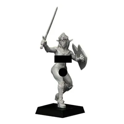 RPG figurka - Elfí válečnice (obnažená)