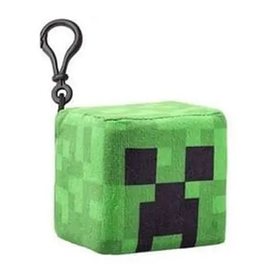 Plyšák s klipem Minecraft - Creeper (hlava), 8 cm