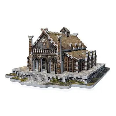 3D Puzzle Pán prstenů - Zlatá síň Edoras, 445 dílků