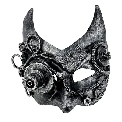 Maska Steampunk - Mechanická kočka