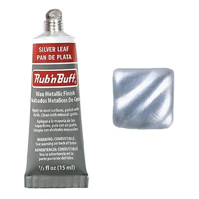 Rub n Buff Metallic Wax Finish - stříbrný list