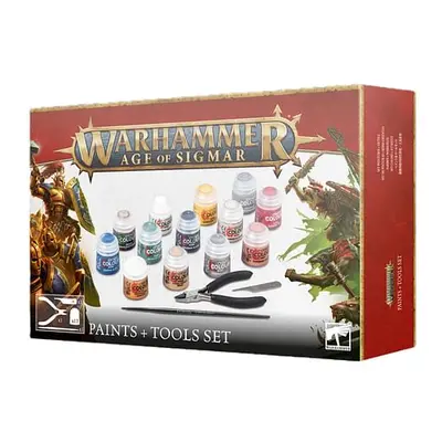 Warhammer Age of Sigmar: Paints and Tools Set