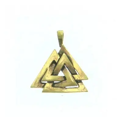 Amulet Valknut, bronzový