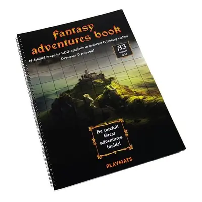 A3 RPG Book - čtvercová mřížka