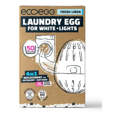 Ecoegg prací vajíčko na bílé prádlo svěží bavlna