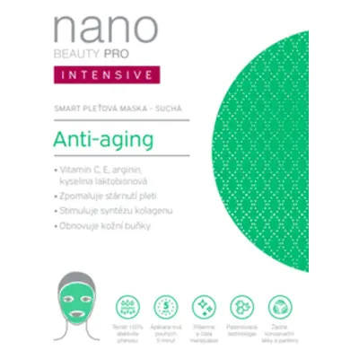 Anti-aging nanovlákenná maska nanoBeauty INTENSIVE