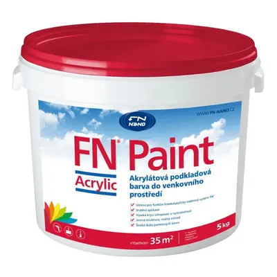 FN NANO Bílá akrylátová barva pro exteriér FN NANO® Paint Acrylic