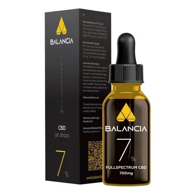 BALANCIA Full Spectrum Olej 7% CBD kapky