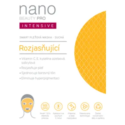 Rozjasňující nanovlákenná maska nanoBeauty INTENSIVE