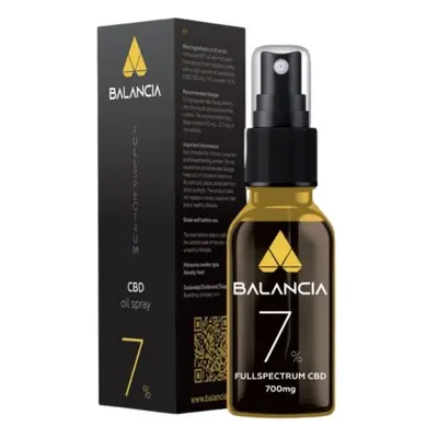 BALANCIA Full Spectrum CBD Olej 7% - sprej