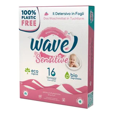 Prací proužky Wave Sensitive bez vůně na 16 praní