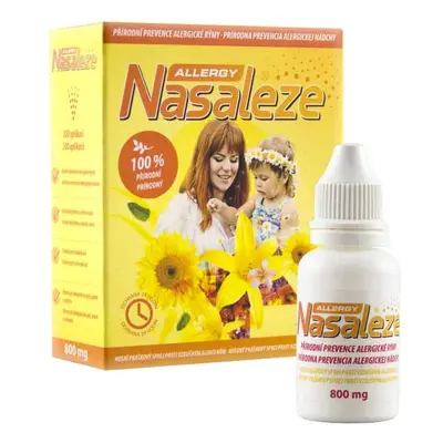 Nosní bariérový sprej - Nasaleze Allergy 800 mg