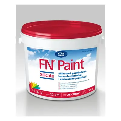 FN NANO Bílá silikátová barva pro exteriér i interiér FN NANO® Paint Silicate